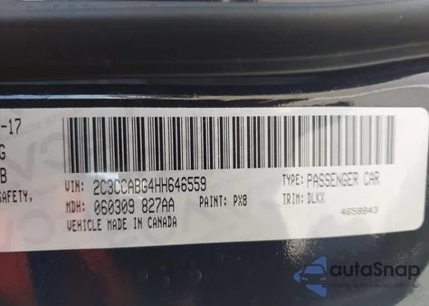 2017 Chrysler 300 300S Alloy Edition from USA, damaged, VIN 2C3CCABG4HH646559